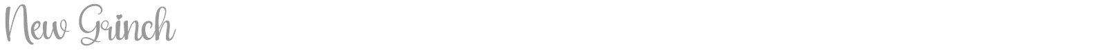 New Grinch font preview